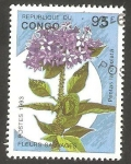 Sellos de Africa - Rep�blica del Congo -  Flor salvaje