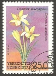 Sellos de Asia - Uzbekist�n -  Flor