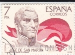 Sellos de Europa - Espaa -  José de San Martín- militar            (Ñ)