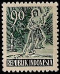 Stamps : Asia : Indonesia :  Alegoria