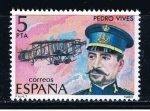 Stamps Spain -  Edifil  2595  Pioneros de la Aviación.  