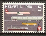 Stamps Switzerland -  Apertura de la Casa Suiza de Transportes y Comunicaciones.