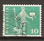 Stamps Switzerland -  Schwyz Cantonal-mensajero.