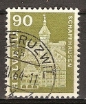 Stamps Switzerland -  Munot Fortaleza en Schaffhausen.