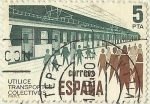 Stamps : Europe : Spain :  UTILICE TRANSPORTES COLECTIVOS