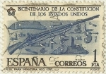 Sellos del Mundo : Europa : Espaa : BICENTENARIO DE LA CONSTITUCION DE LOS ESTADOS UNIDOS