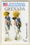 Sellos de America - Granada -  Bicentenariuo Revolución Americana