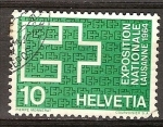 Stamps Switzerland -  Exposición Nacional en Lausana 1964.