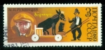 Stamps Russia -  5661 - 70 Anivº del  circo sovietico