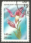 Sellos de Africa - Madagascar -  Flor