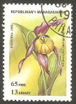 Stamps Madagascar -  Flor
