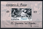Stamps Spain -  Edifil  2631  El Gernica en España.  