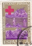 Stamps Spain -  1 centenario Fundación Cruz Roja         (Ñ)