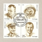 Sellos de Europa - Rusia -  Cosmonautas