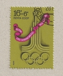 Stamps Russia -  Emblema olímpico