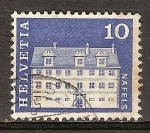 Stamps Switzerland -  Freuler Mansión en Nafels,