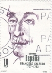 Stamps Spain -  Personaje- Francisco Salzillo 1707-1783 Escultor      (Ñ)