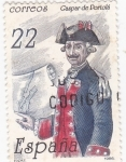 Stamps Spain -  Gaspar de Portolá- gobernador de California     (Ñ)