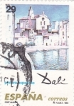 Stamps Spain -  Pintura Española- Port Alger DALÍ        (Ñ)