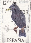 Stamps Spain -  Sturnus Unicolor      (Ñ)