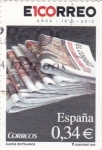 Sellos de Europa - Espa�a -  Diarios Centenarios- EL CORREO  1910-2010       (Ñ)
