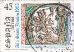 Stamps Spain -  Año Santo Jacobeo-Santiago Apostol ,Caballero      (Ñ)