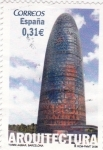 Stamps Spain -  Arquitectura- TORRE AGBAR (Barcelona)        (Ñ)