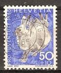 Stamps Switzerland -  Pro juventud (Liebres).