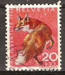 Stamps Switzerland -  Pro juventud (Zorro rojo).