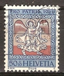 Stamps Switzerland -  Pro Patria (Ángel señalando el camino).