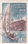 Stamps France -  V elero en Aix les Banis