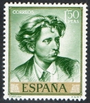 Stamps Spain -  1858- Mariano Fortuny Marsal. 