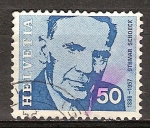 Stamps Switzerland -  Othmar Schoeck (compositor,suizo).
