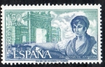 Sellos de Europa - Espa�a -  1865- Personajes españoles.Agustina de Aragón ( 1789-1858 ).