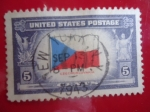 Stamps United States -   Flang: CZECHOSLOVAKIA.