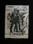 Stamps Spain -  INFANTERÍA LIGERA 1830