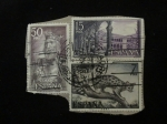 Stamps Spain -  MONASTERIO DE SANTO TOMÁS