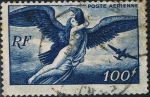 Stamps : Europe : France :  SERIE MITOLÓGICA. EGINA RAPTADA POR JÚPITER. Y&T Nº A18