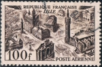 Stamps France -  VISTAS ESTILIZADAS DE GRANDES CIUDADES. LILLE. Y&T Nº A24