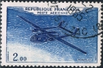 Stamps : Europe : France :  PROTOTIPOS. NORD-AVIATION. NORATLAS. Y&T Nº A38a