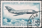 Stamps : Europe : France :  PROTOTIPOS. DASSAULT. MYSTERE 20. Y&T Nº A42