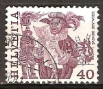 Stamps Switzerland -  Costumbres populares.