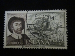 Stamps Spain -  JUAN SEBASTIAN ELCANO