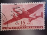 Stamps United States -  United States of America-Avion