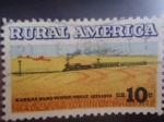Sellos de America - Estados Unidos -  Rural America-Kansas Hard Winter Wheat 1874-1974