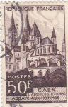 Stamps France -  Caen- Abadía Aux Hommes