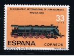 Stamps Spain -  Edifil  2672  XXIII Congreso Internacional de Ferrocarriles.  