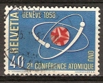 Stamps Switzerland -  2 ª Conferencia de la ONU sobre los Usos Pacíficos de la Energía Atómica.