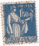 Stamps France -  Paz con Olivo