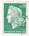 Stamps France -  Marianne de Gandon